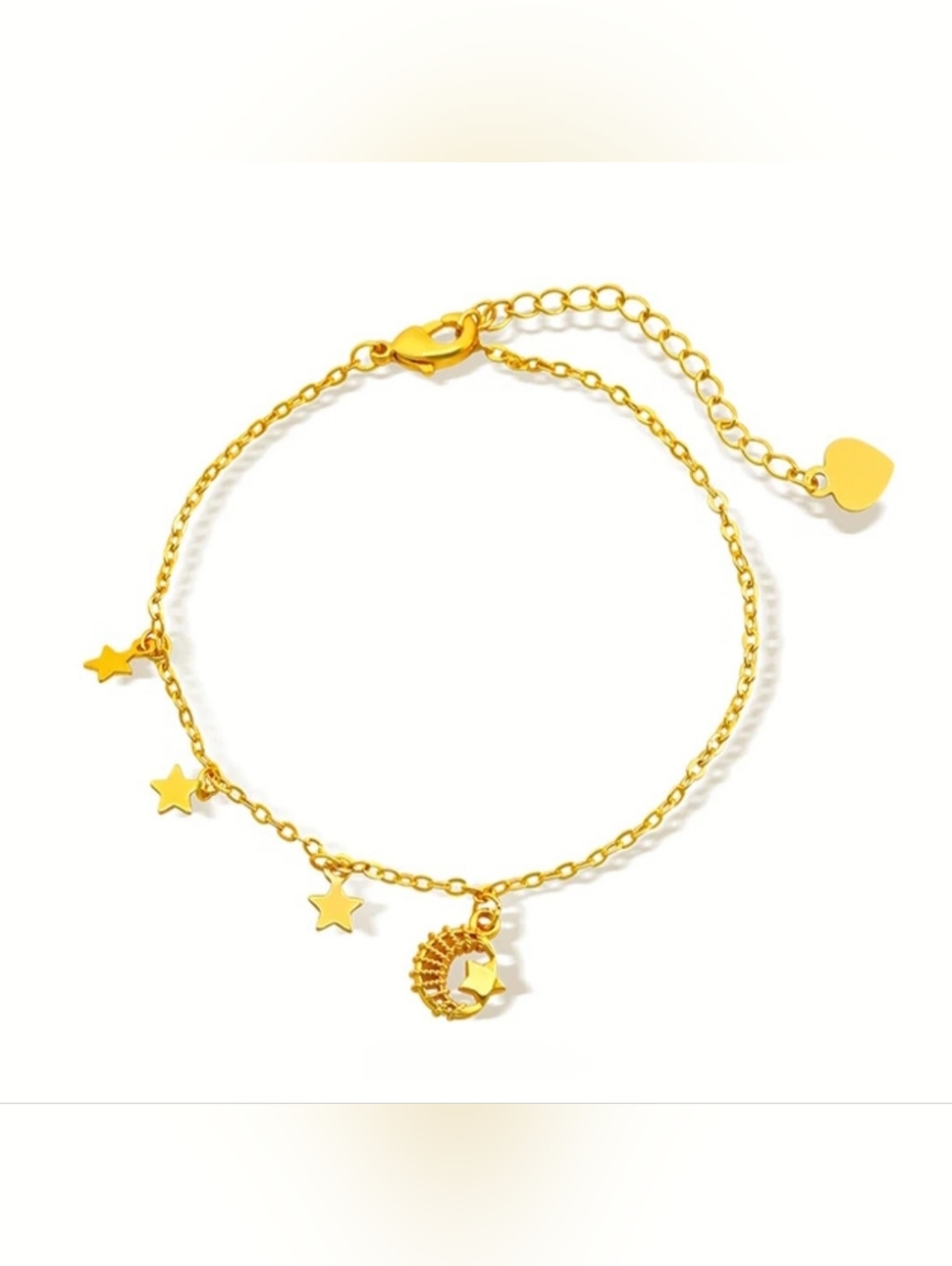 🏷NEW 18K‎ Gold-plated Women Charm Bracelet